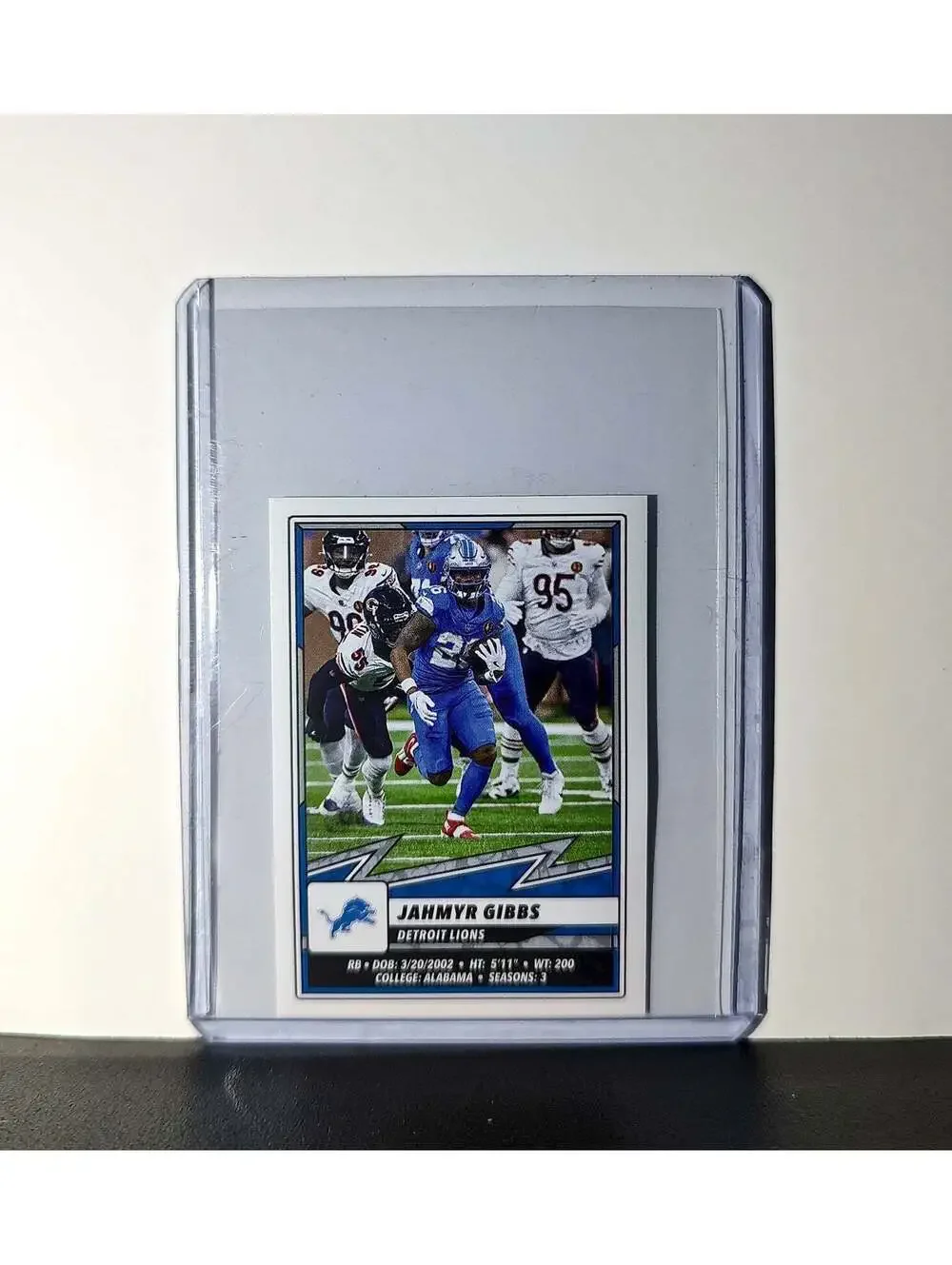 Jahmyr Gibbs 2025 Panini NFL #377 Sticker Detroit Lions